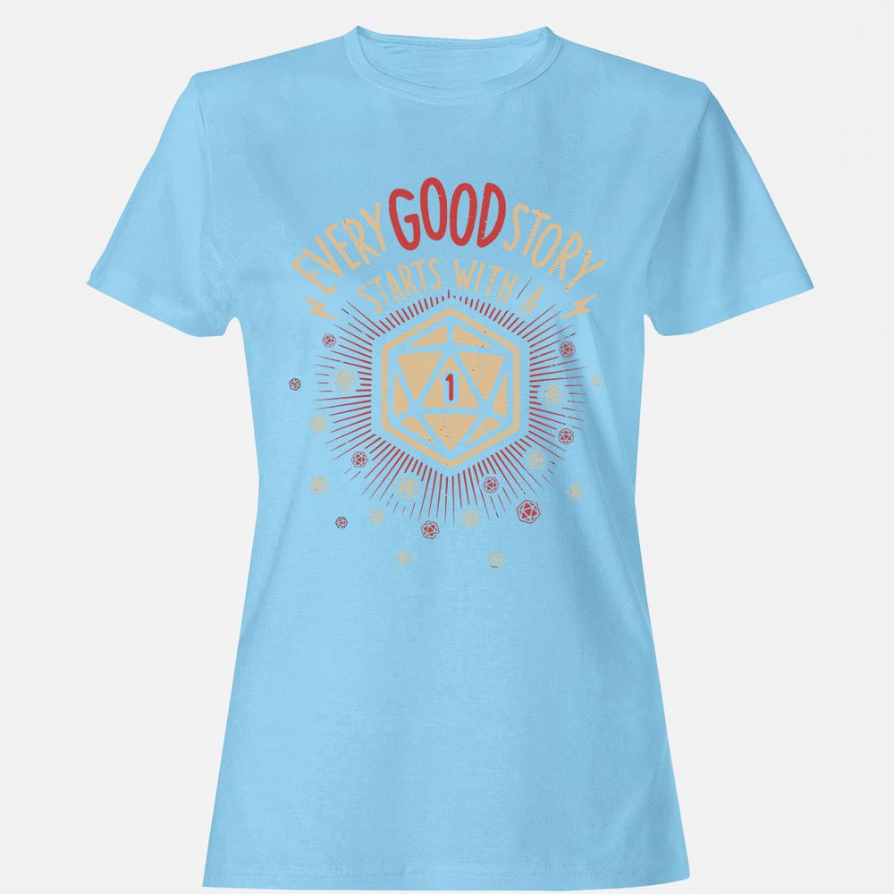 Women's T-Shirt - 6283UHMC - Light Blue - 8