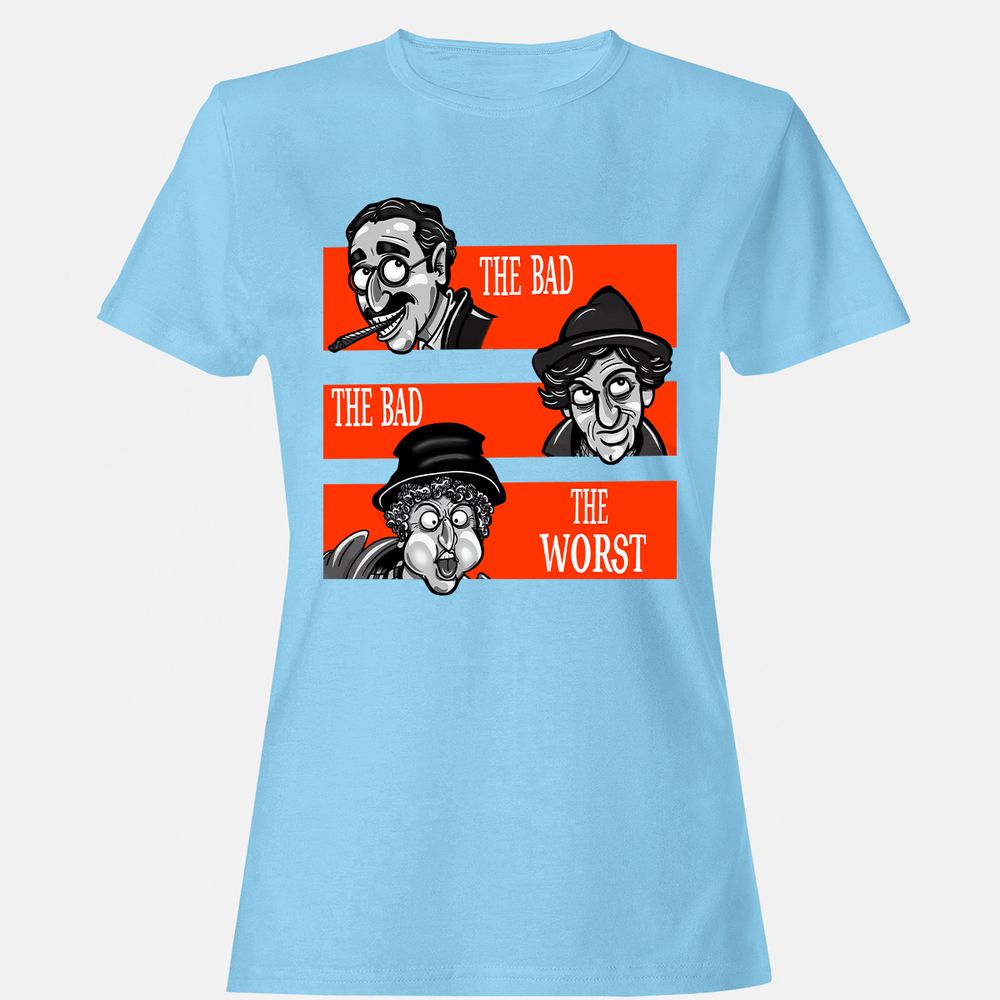 Women's T-Shirt - 9XUTSXMK - Light Blue - 8