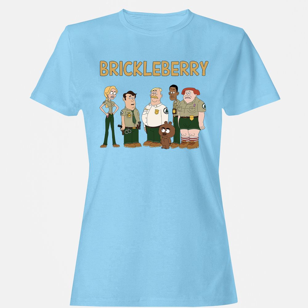 Women's T-Shirt - B3PF1DQR - Light Blue - 8