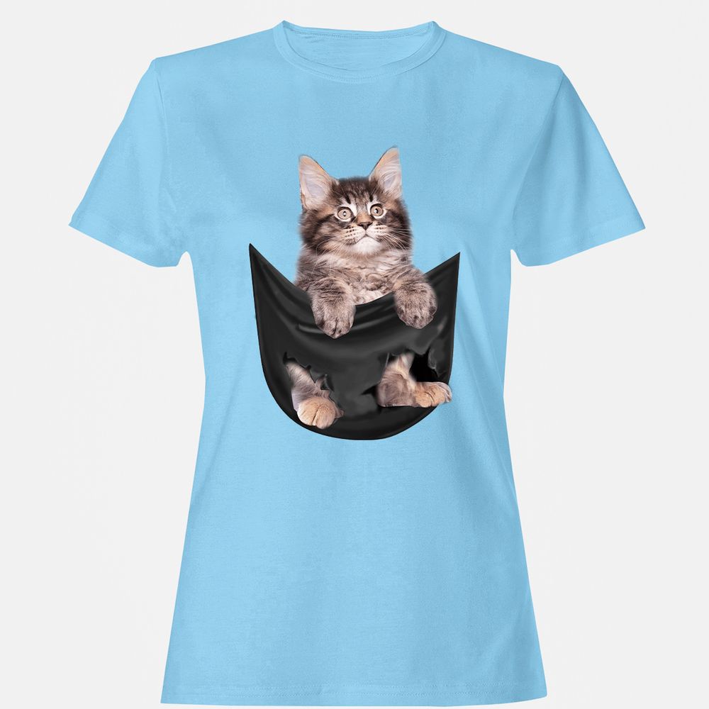 Women's T-Shirt - XRYWNGQ1 - Light Blue - 8