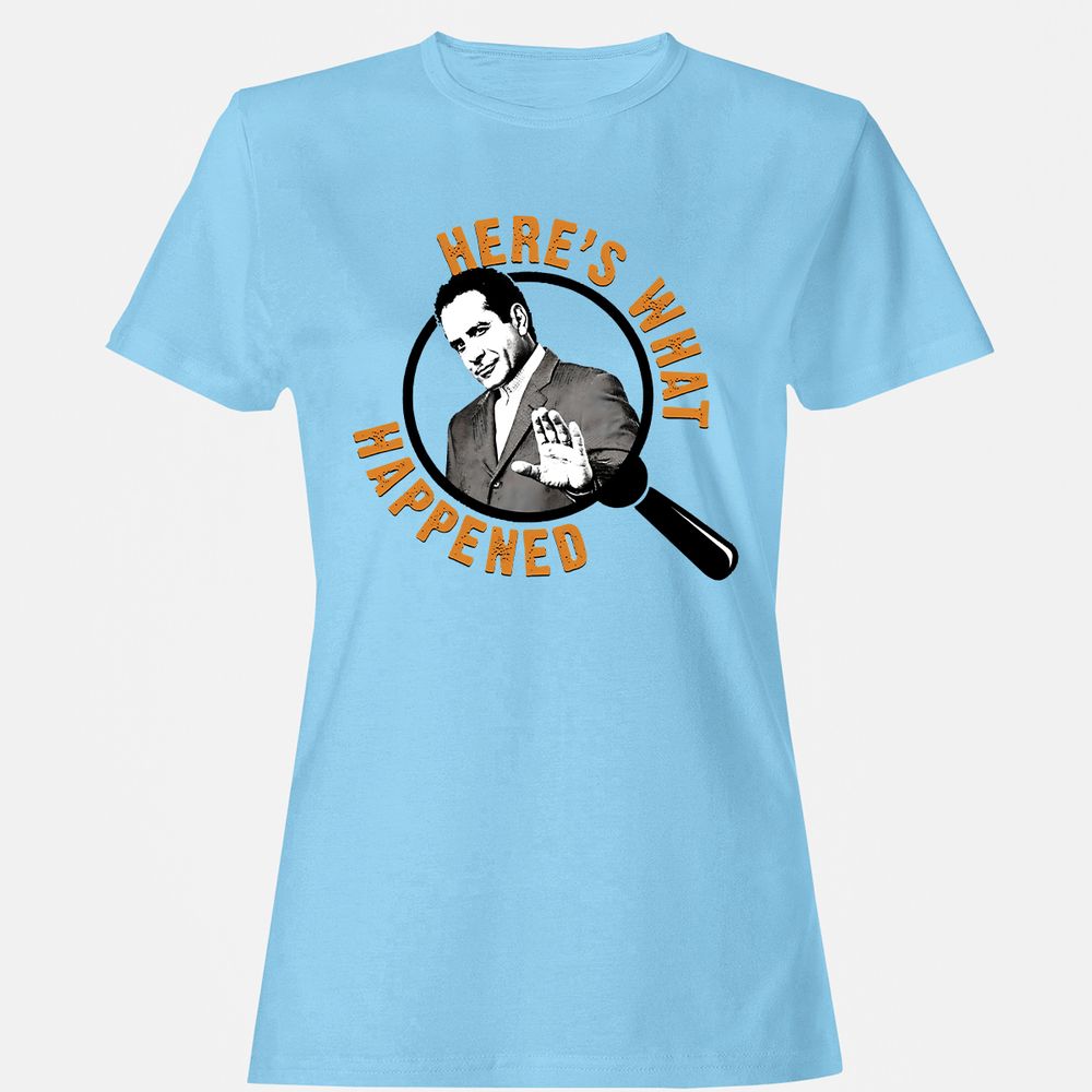 Women's T-Shirt - BNQ7UT5P - Light Blue - 8