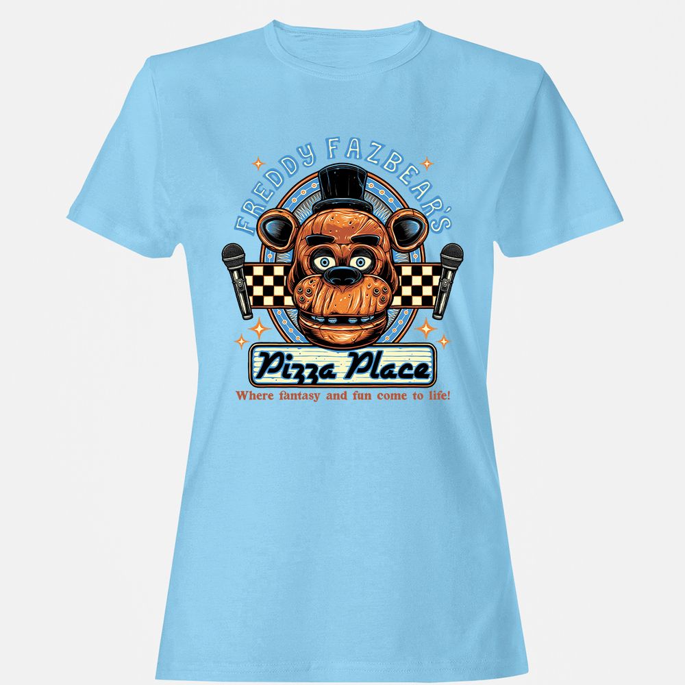 Women's T-Shirt - HUJNT77H - Light Blue - 8