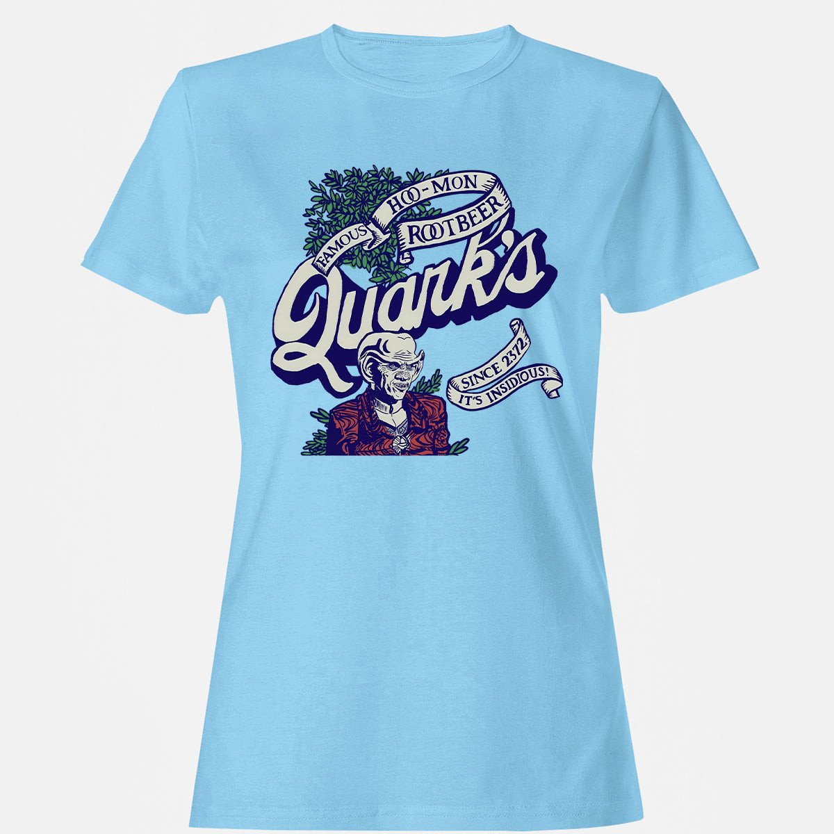 Women's T-Shirt - PHXE4N4Y - Light Blue - 8