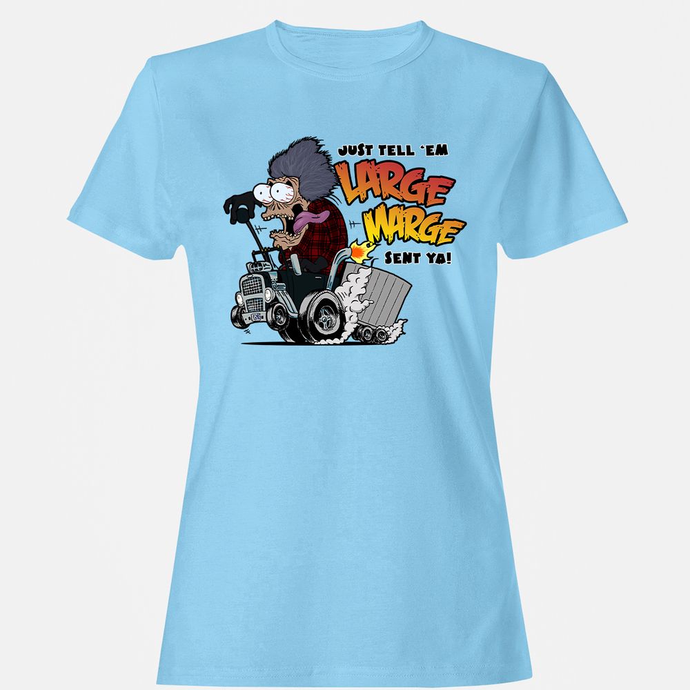 Women's T-Shirt - YK9JNHU8 - Light Blue - 8