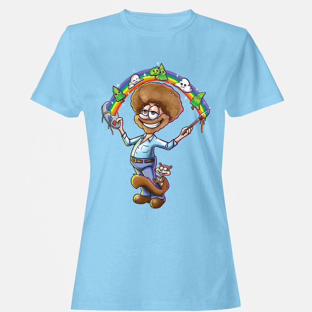Women's T-Shirt - Z5VYS4F8 - Light Blue - 8