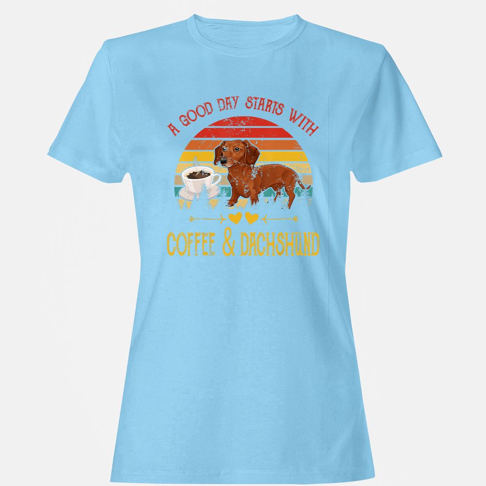 Women's T-Shirt - 8AG5WMEM - Light Blue - 8