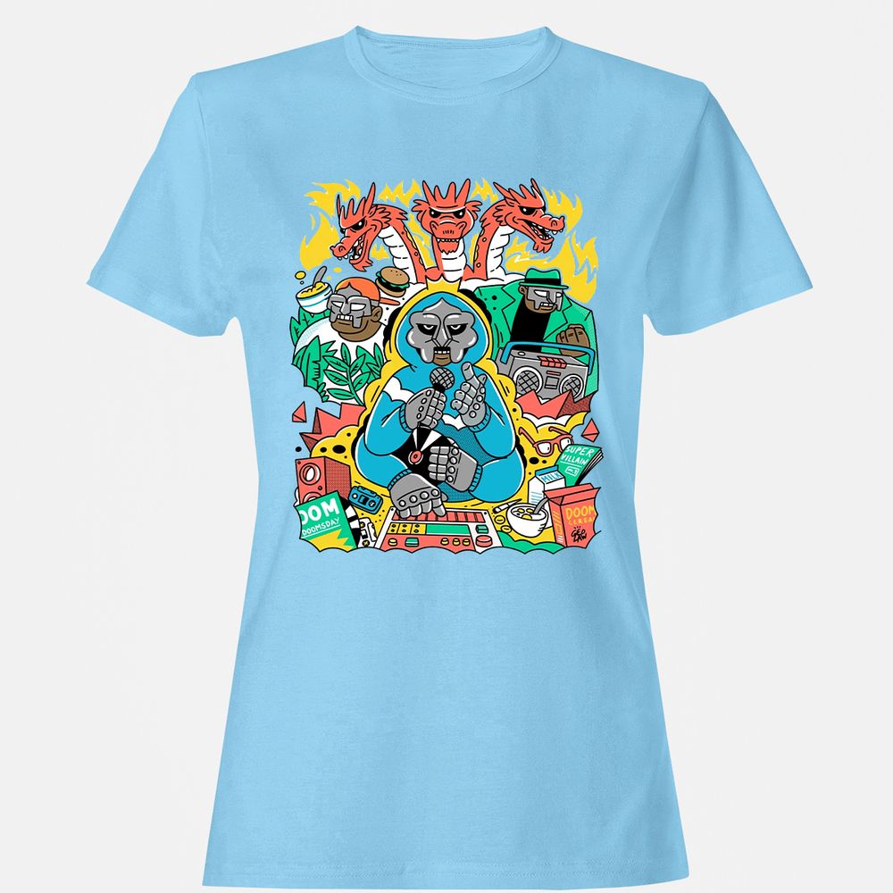 Women's T-Shirt - 7WW6MK1S - Light Blue - 8
