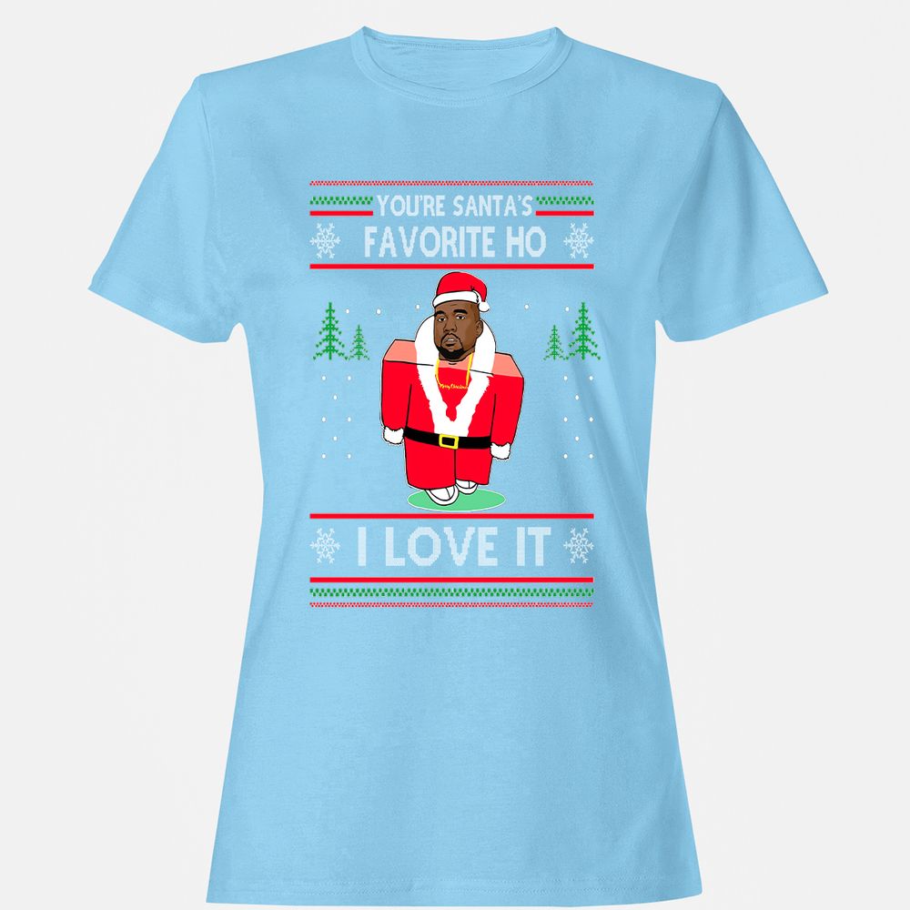 Women's T-Shirt - W89DXF1K - Light Blue - 8