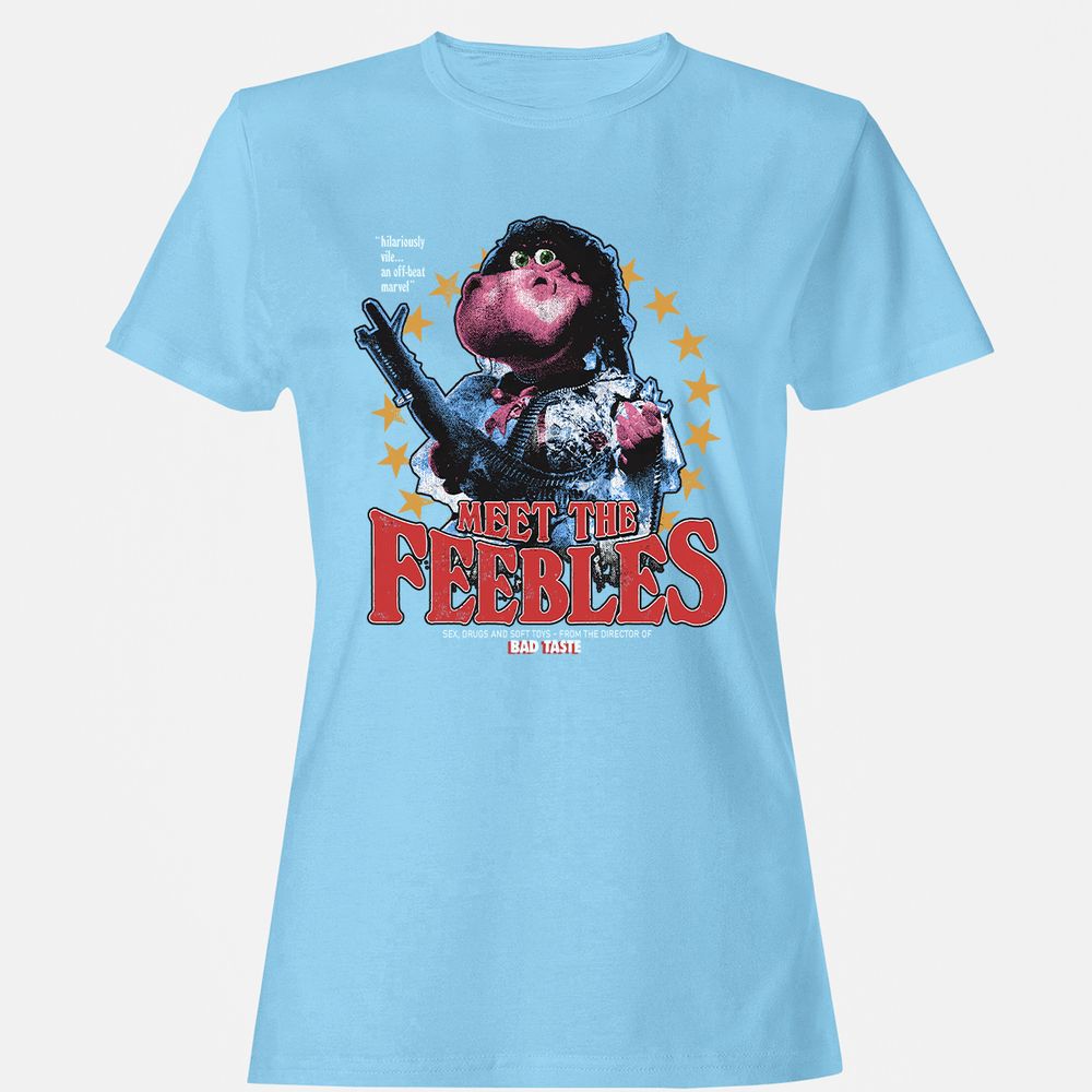 Women's T-Shirt - YS8FLNTT - Light Blue - 8