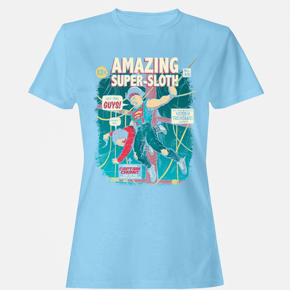 Women's T-Shirt - 9UUANEK7 - Light Blue - 8
