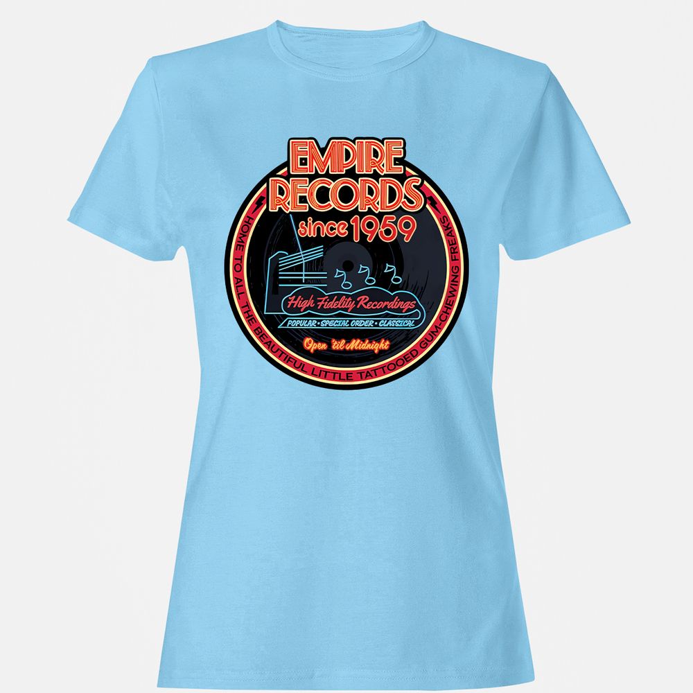 Women's T-Shirt - 7CZQT5XQ - Light Blue - 8