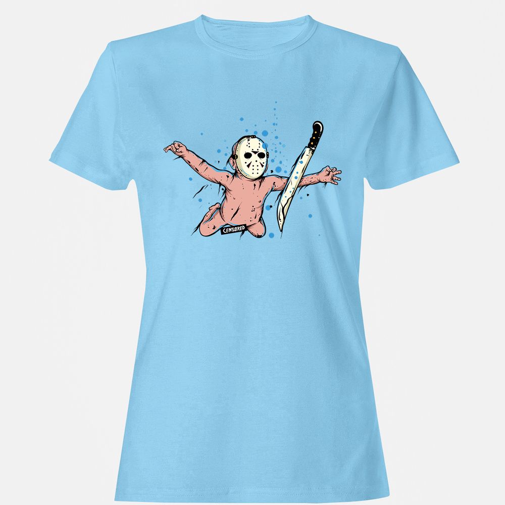 Women's T-Shirt - MD7MEVRW - Light Blue - 8