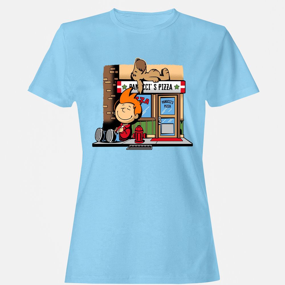 Women's T-Shirt - LTDJQB48 - Light Blue - 8