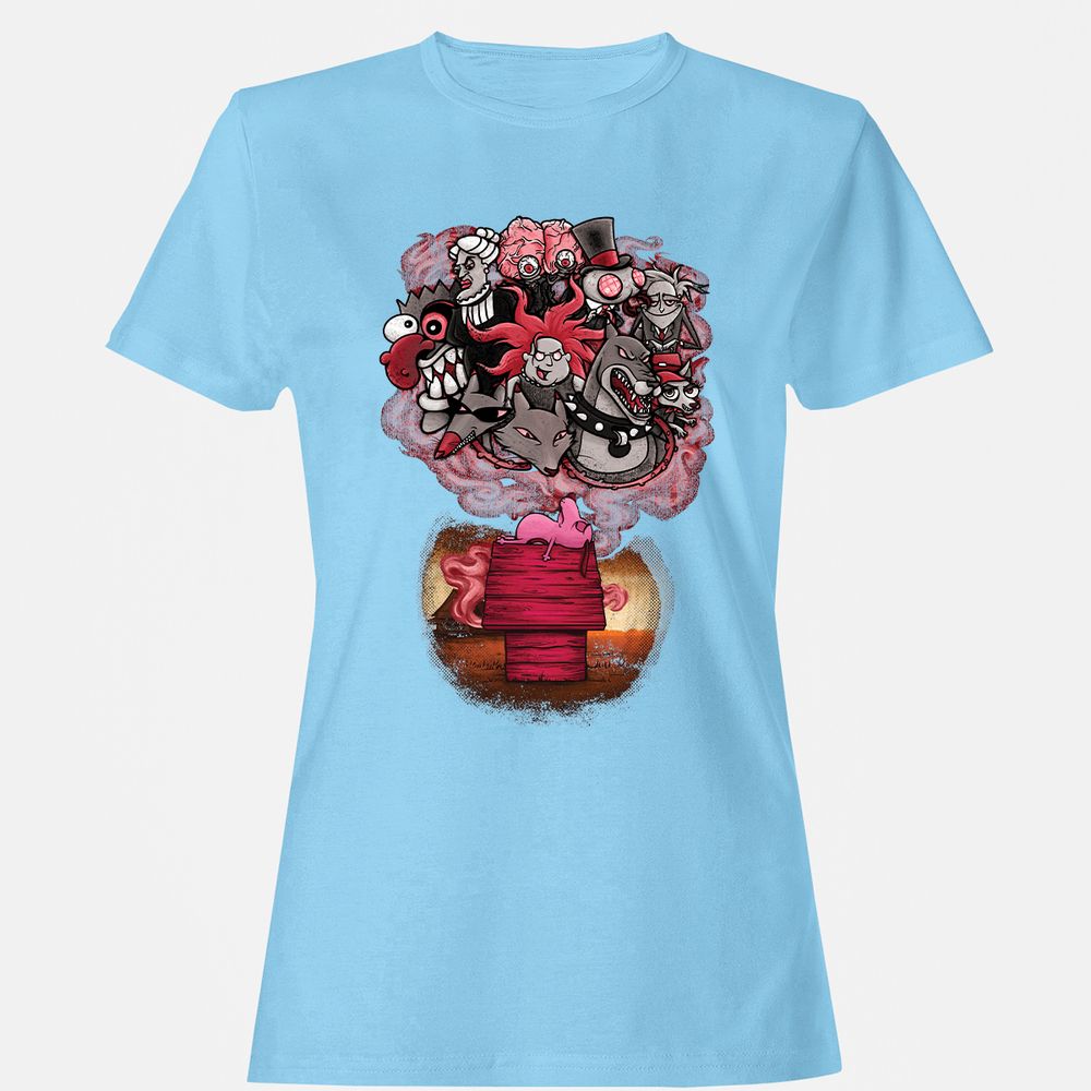 Women's T-Shirt - YQCTWS2W - Light Blue - 8