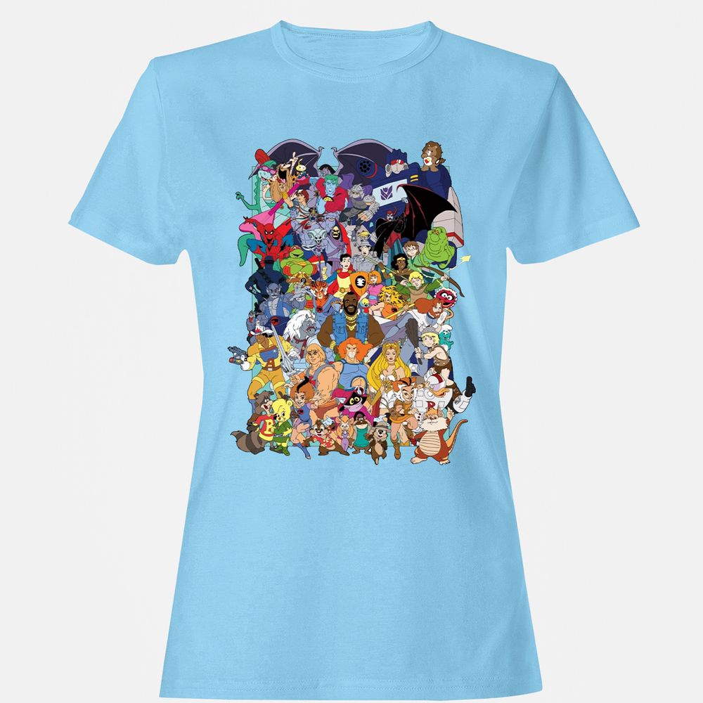 Women's T-Shirt - JRH7ME3J - Light Blue - 8