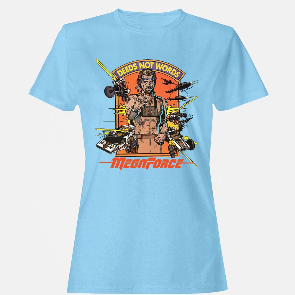 Women's T-Shirt - 7453BVQU - Light Blue - 8
