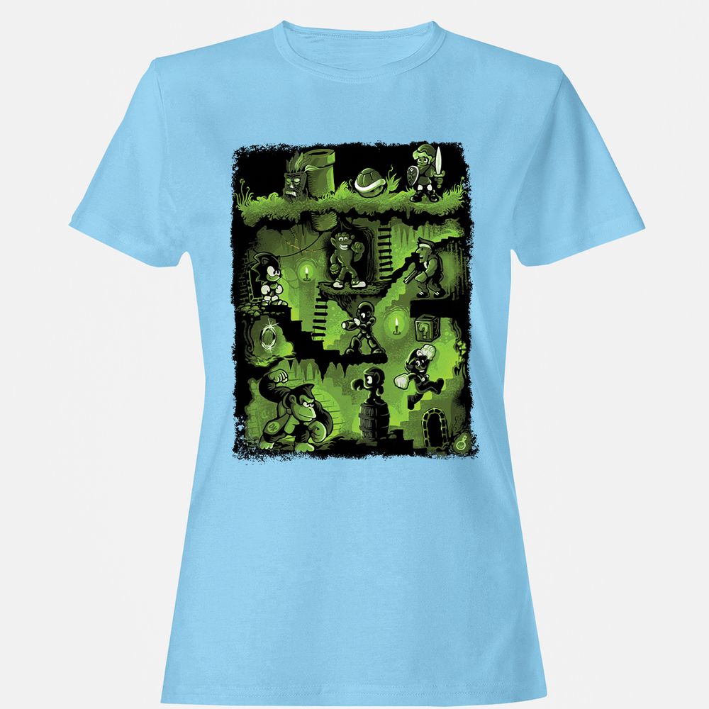 Women's T-Shirt - US6NKD1D - Light Blue - 8