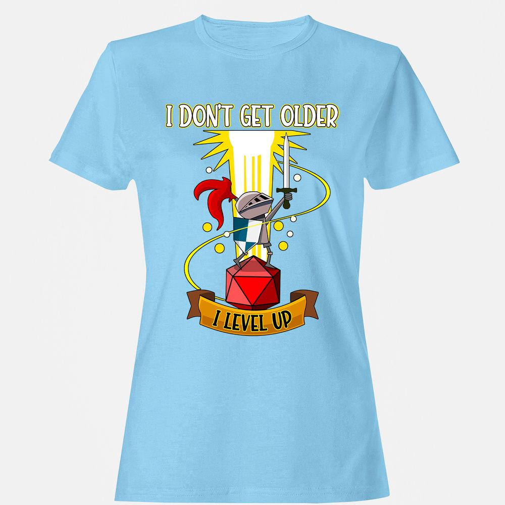 Women's T-Shirt - G4N3QFEF - Light Blue - 8