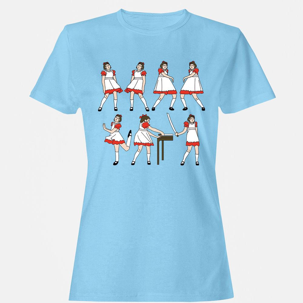Women's T-Shirt - CDRCQ7TV - Light Blue - 8