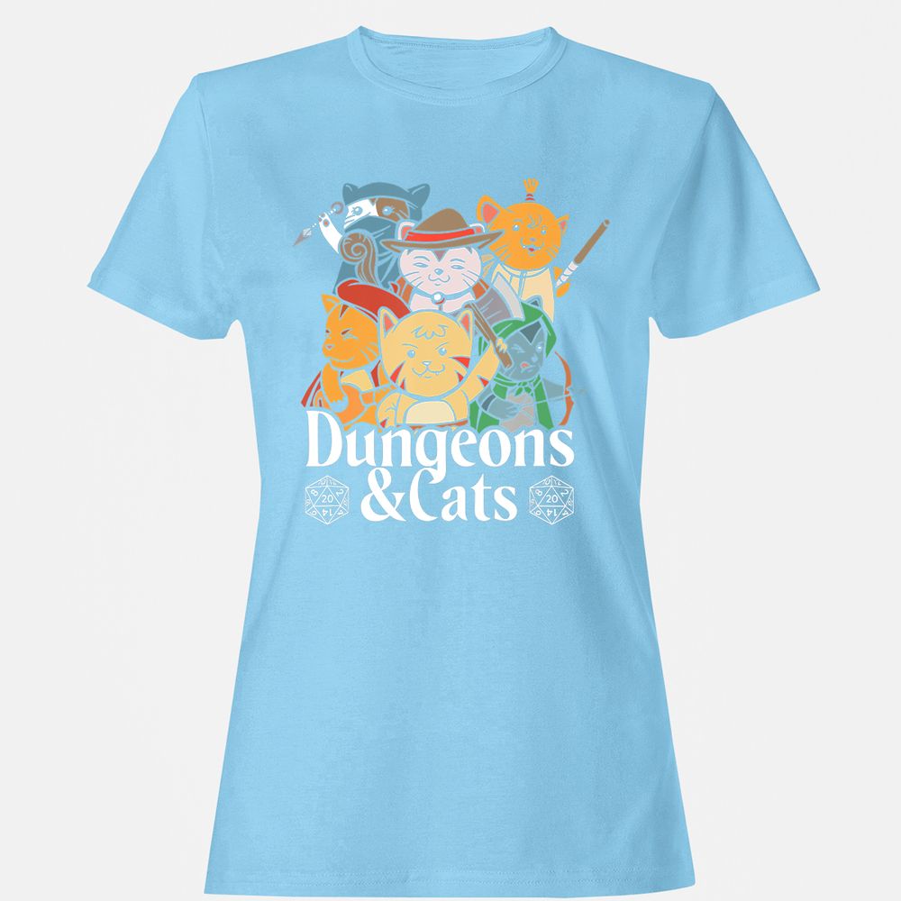 Women's T-Shirt - 1TYHQGA7 - Light Blue - 8