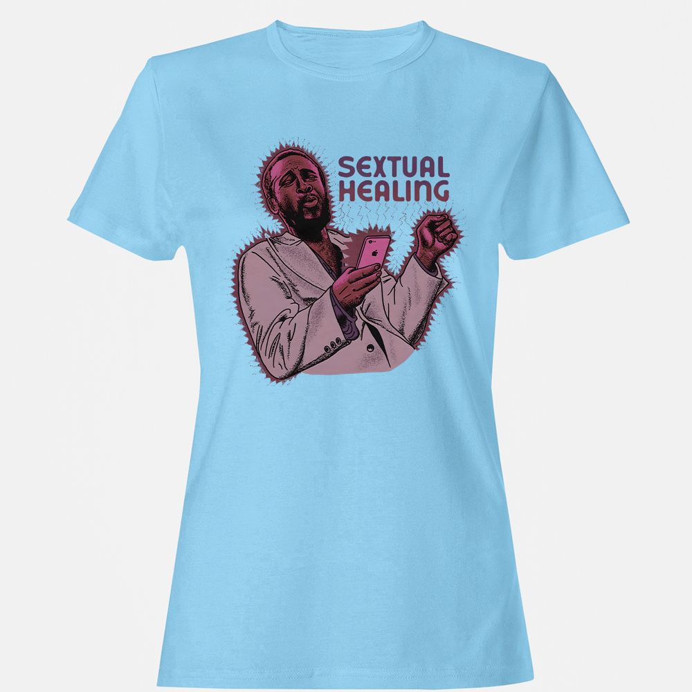 Women's T-Shirt - ELVJAS2D - Light Blue - 8