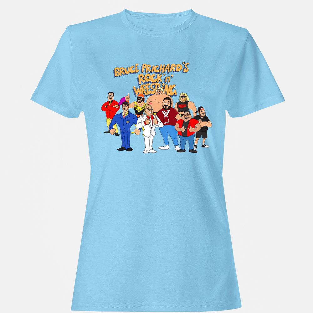 Women's T-Shirt - DJZ5Q7UR - Light Blue - 8