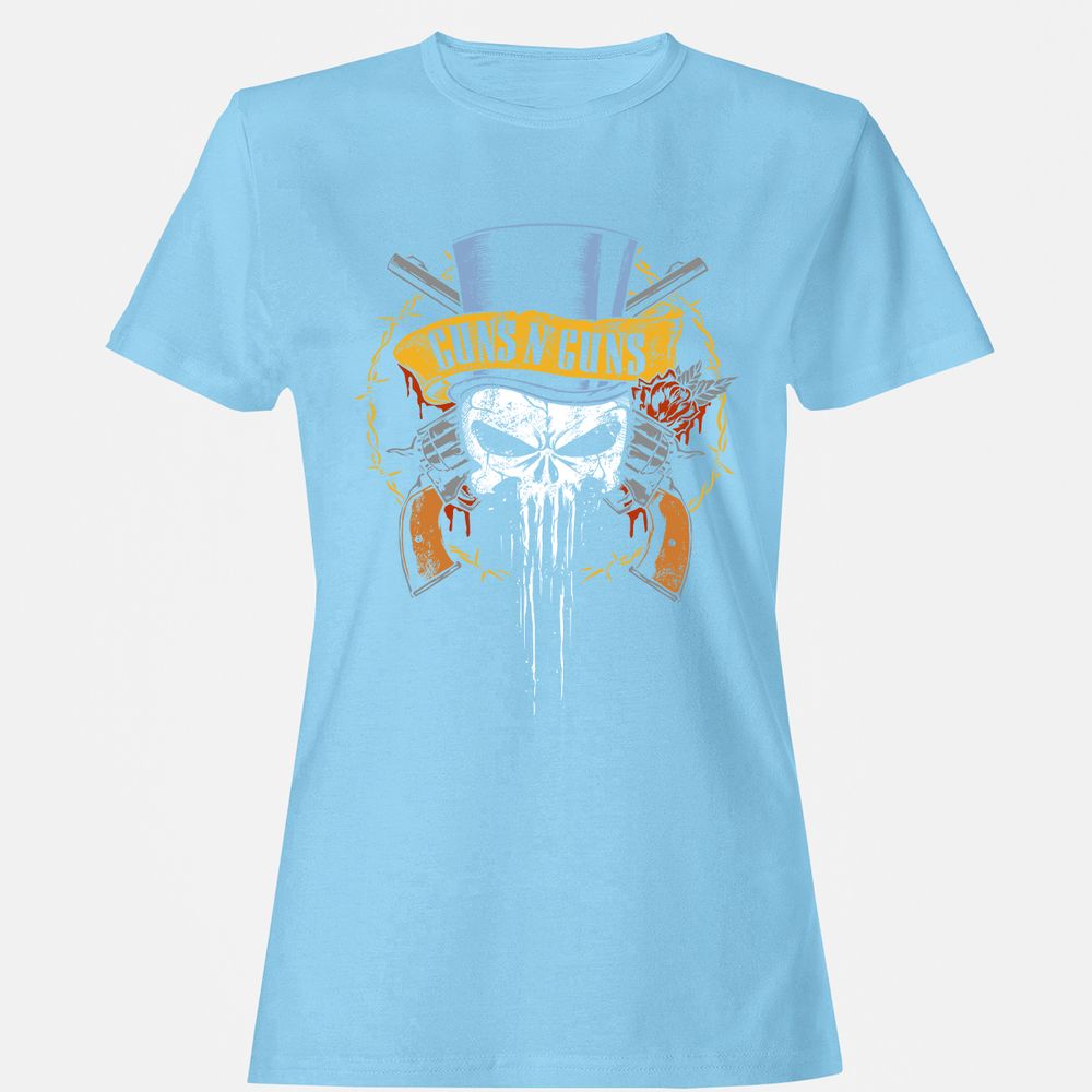 Women's T-Shirt - DR1ZJE3M - Light Blue - 8
