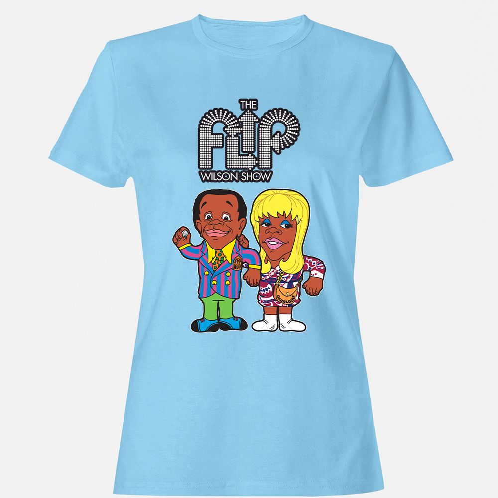 Women's T-Shirt - 9ADYH8QY - Light Blue - 8