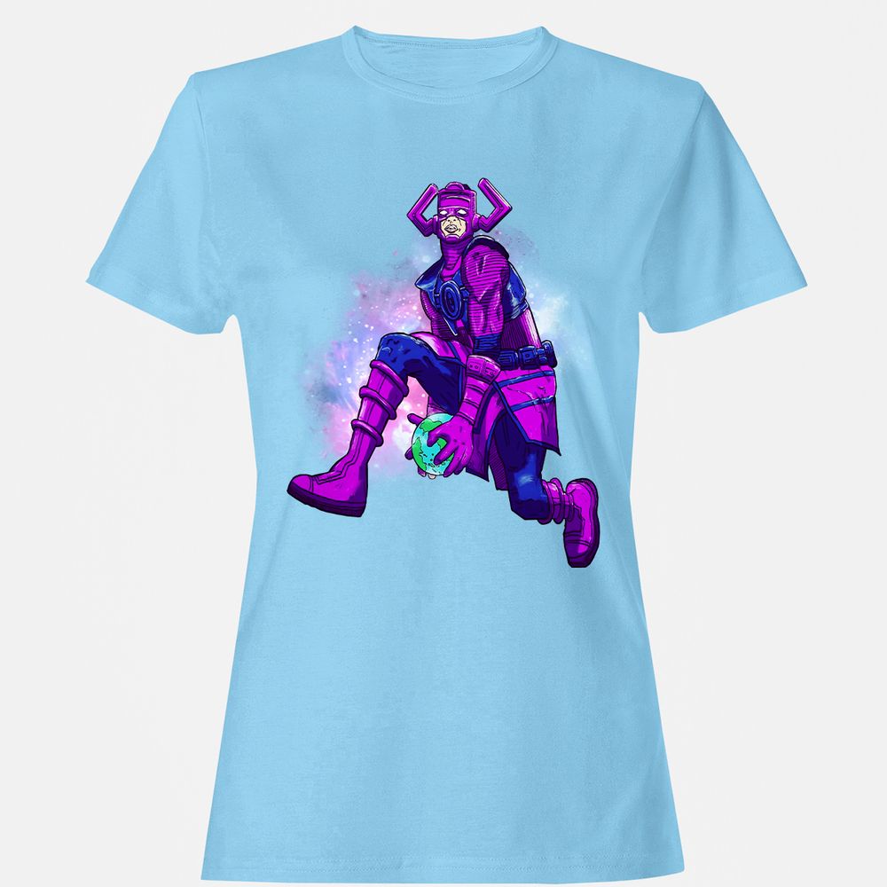 Women's T-Shirt - R9VR3Y61 - Light Blue - 8