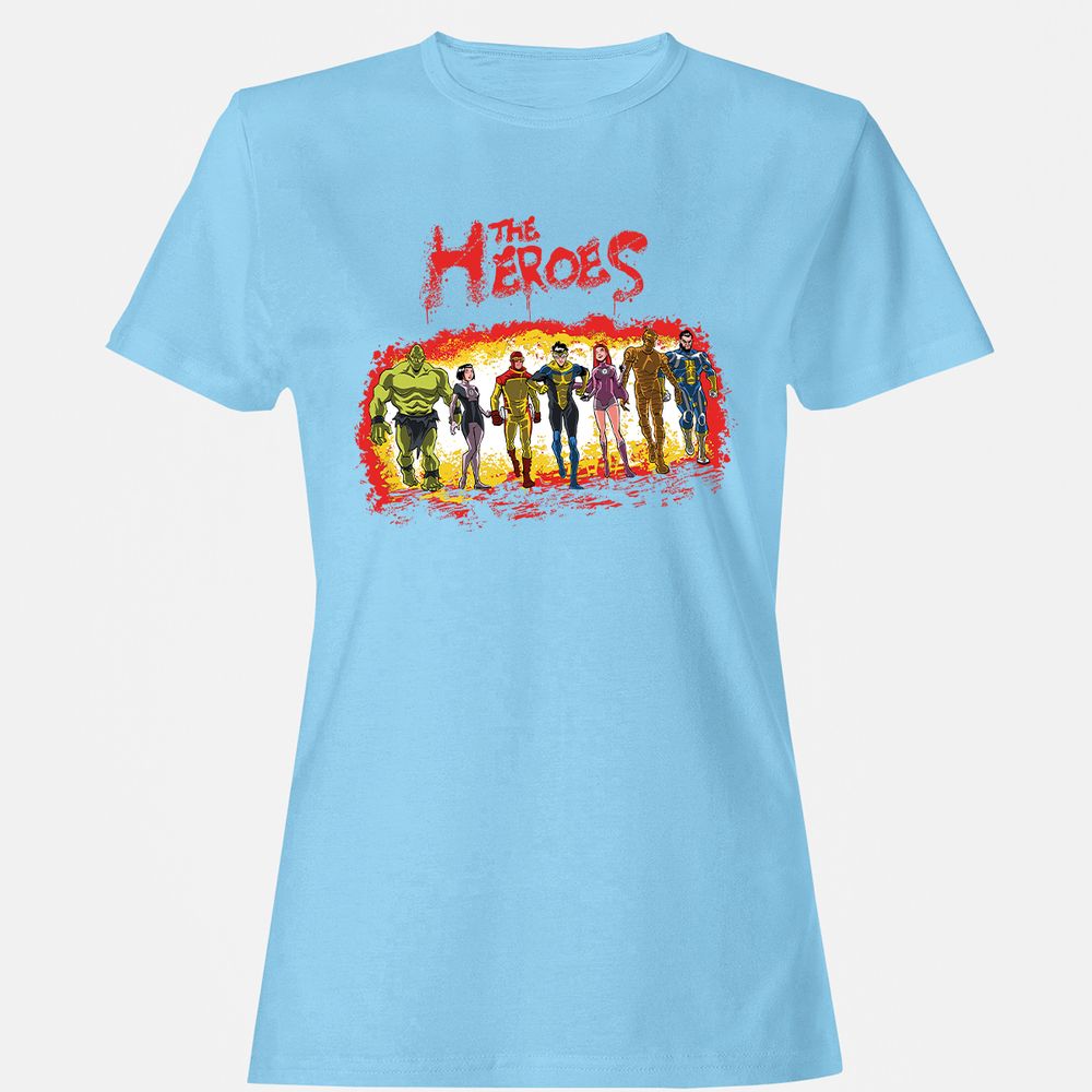 Women's T-Shirt - W5HHP1VY - Light Blue - 8