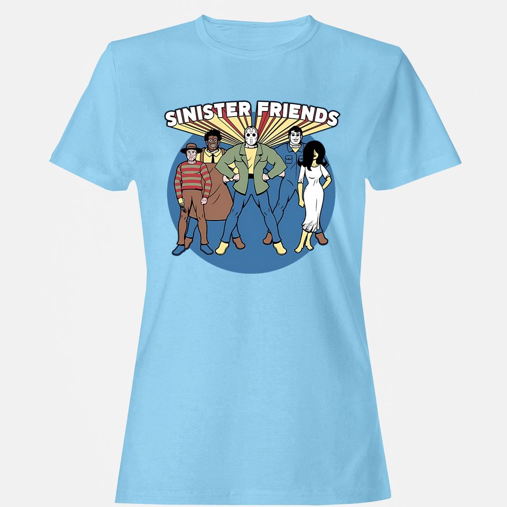 Women's T-Shirt - 7D68J5ZW - Light Blue - 8