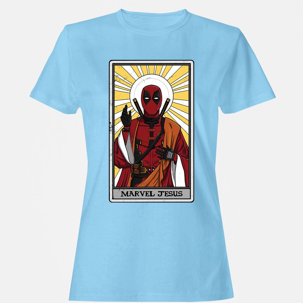 Women's T-Shirt - HKZZ75XW - Light Blue - 8