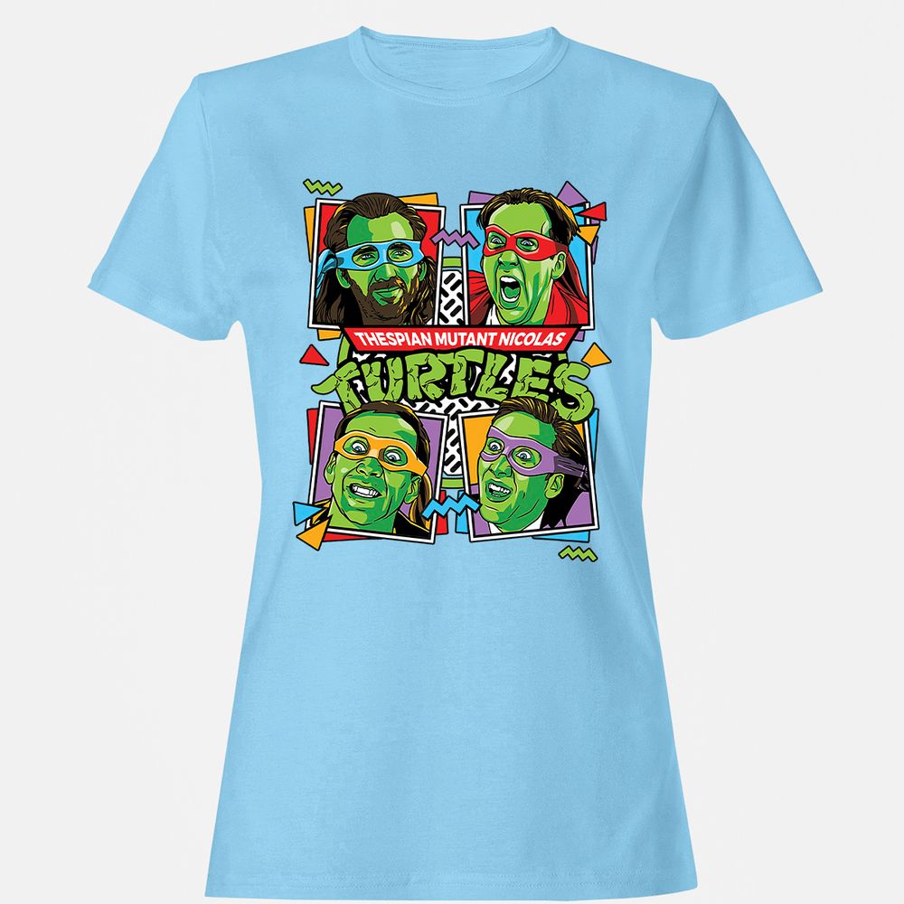 Women's T-Shirt - YTQELUK5 - Light Blue - 8