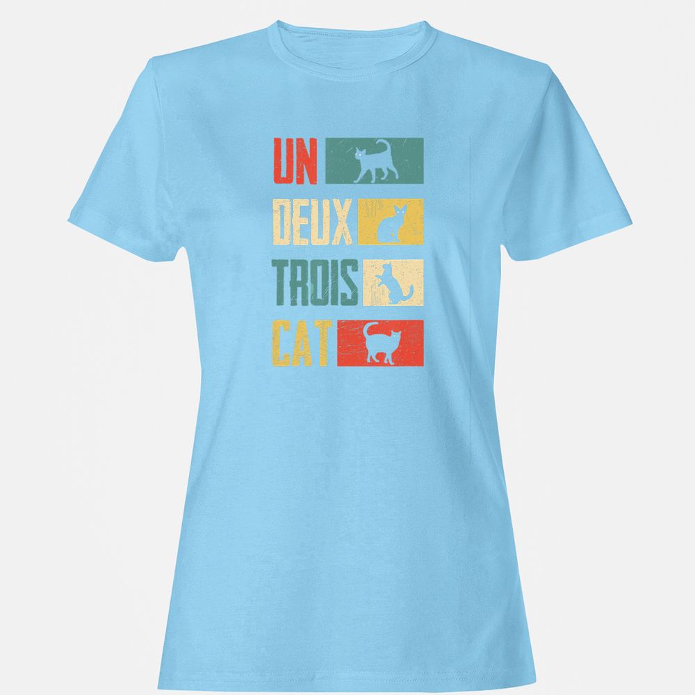 Women's T-Shirt - JWM9L7CU - Light Blue - 8