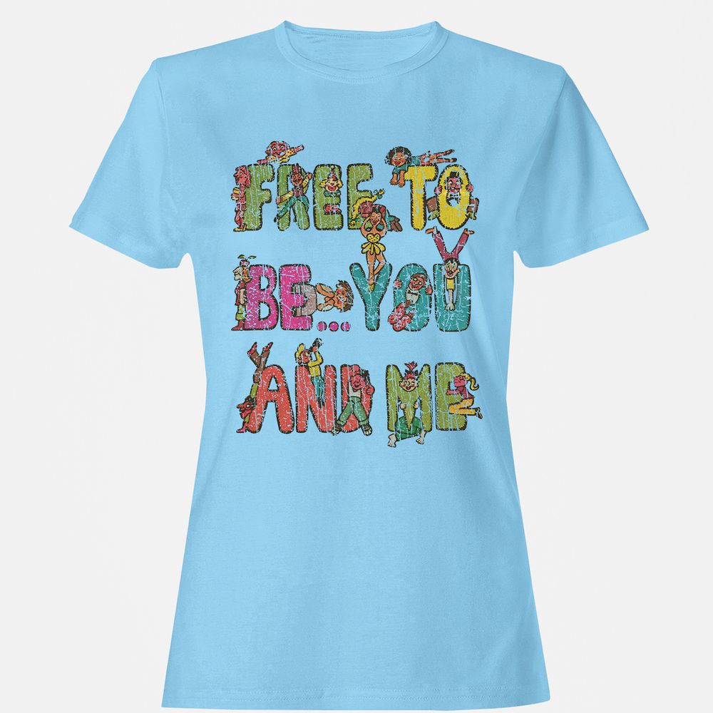 Women's T-Shirt - YE4L9WDW - Light Blue - 8