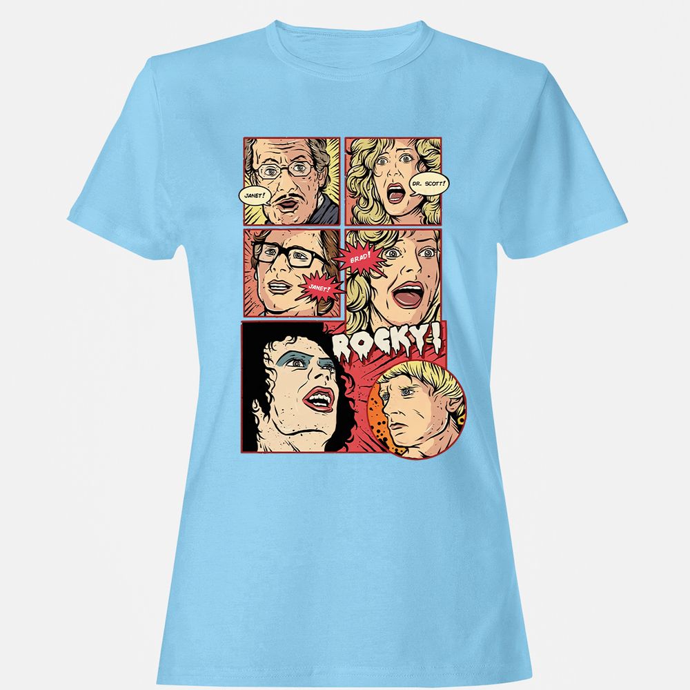 Women's T-Shirt - UW3H8J16 - Light Blue - 8