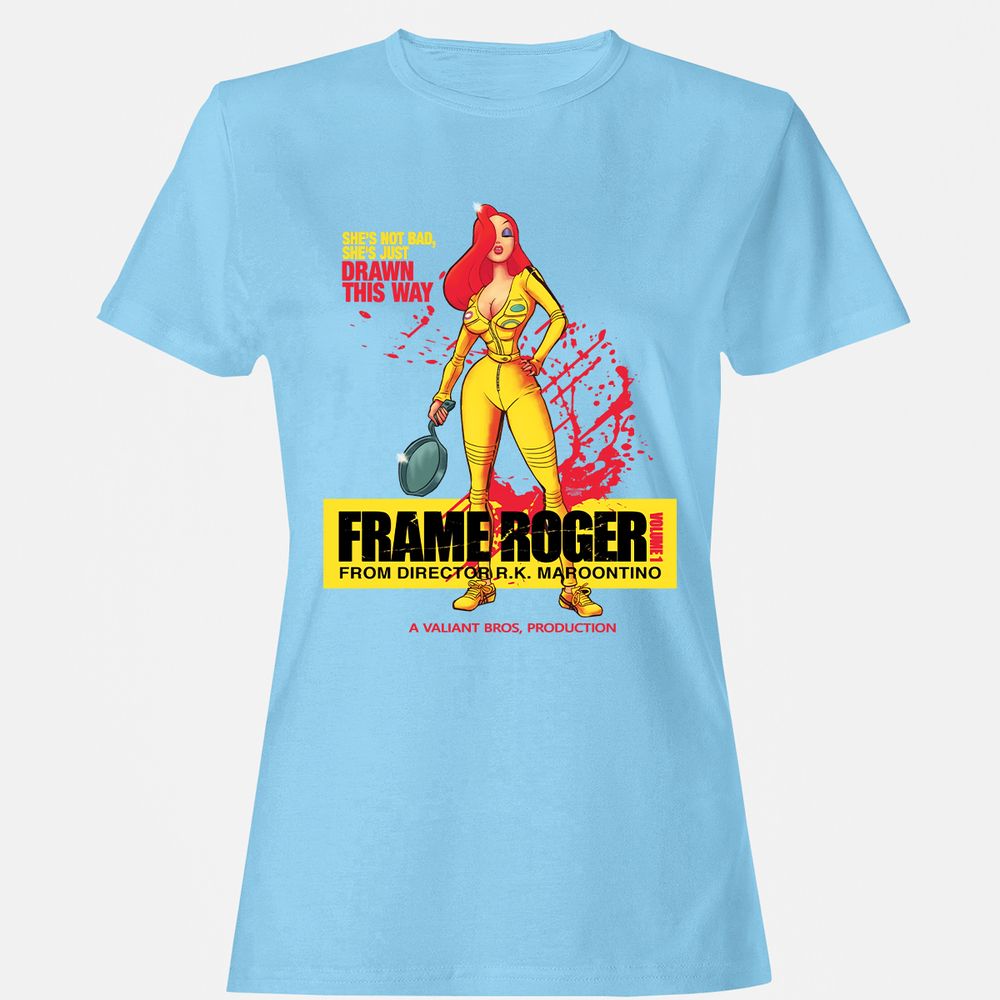 Women's T-Shirt - VLL99KNG - Light Blue - 8