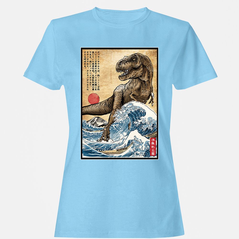 Women's T-Shirt - ZRC2SFSX - Light Blue - 8