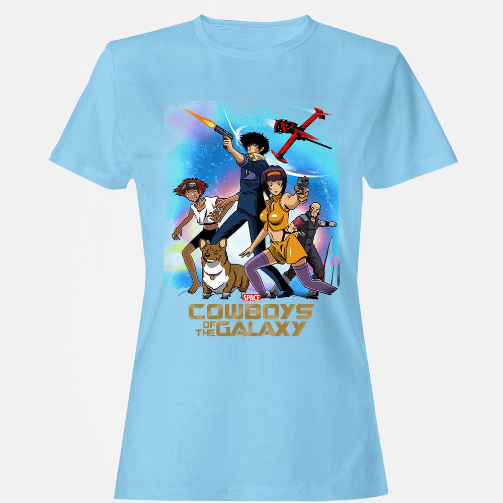 Women's T-Shirt - EEFAU4G6 - Light Blue - 8