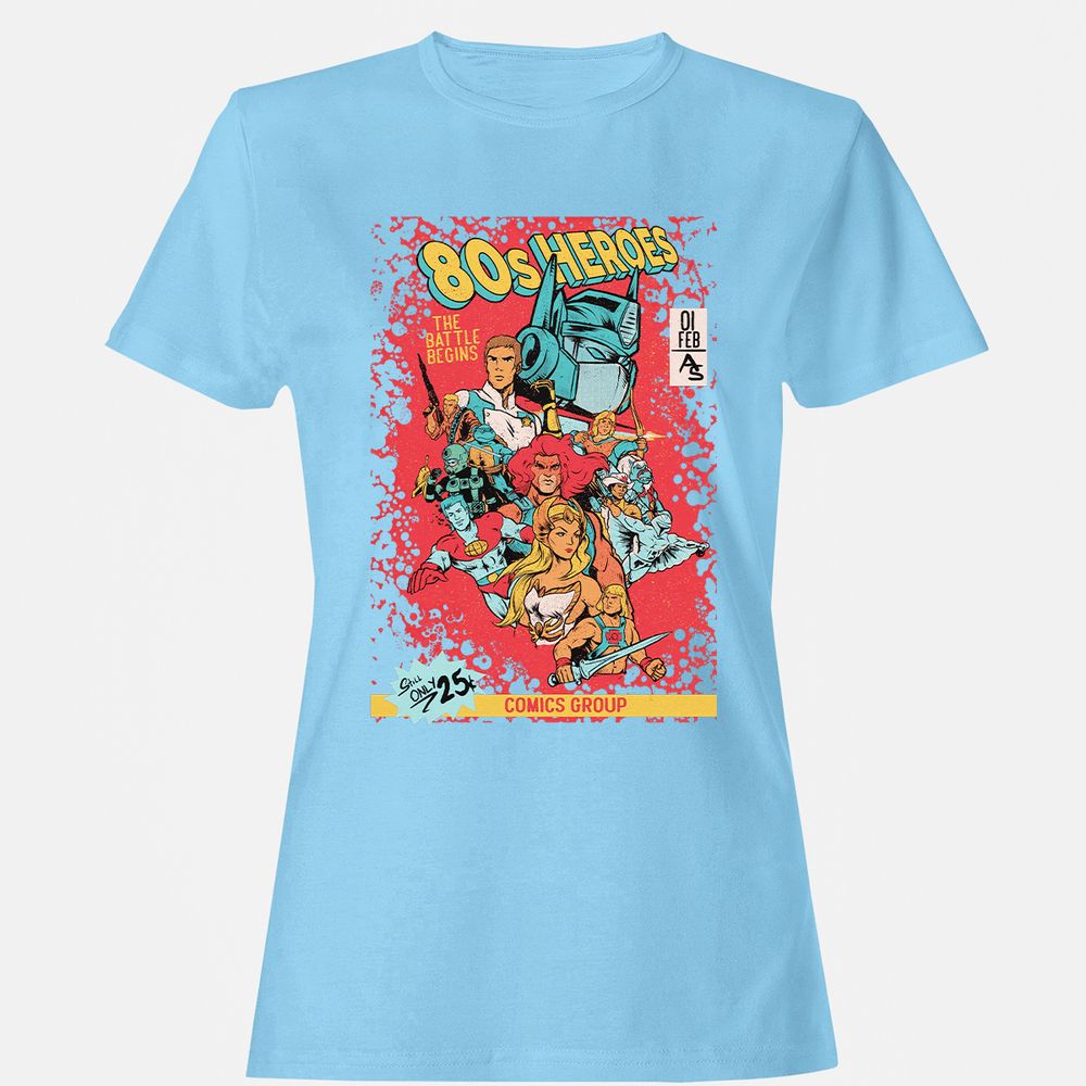 Women's T-Shirt - FL4YBBD2 - Light Blue - 8