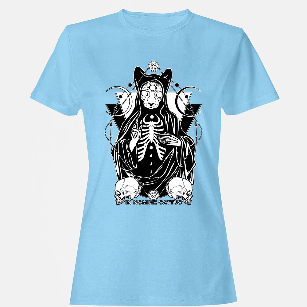 Women's T-Shirt - GCUXASKT - Light Blue - 8