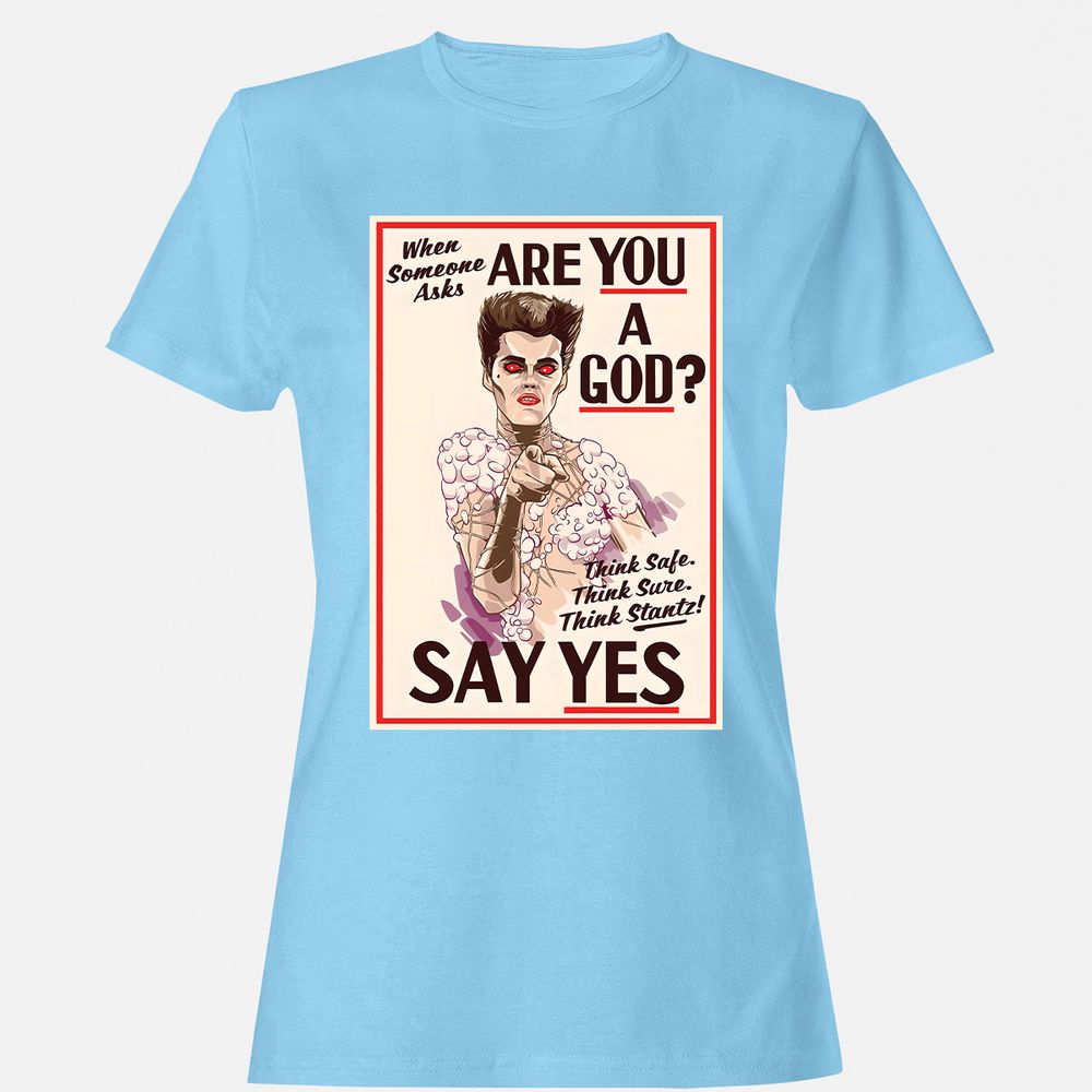 Women's T-Shirt - 3WAYQPGY - Light Blue - 8