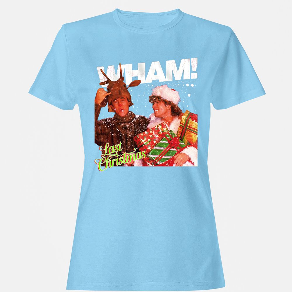 Women's T-Shirt - U183QA7F - Light Blue - 8