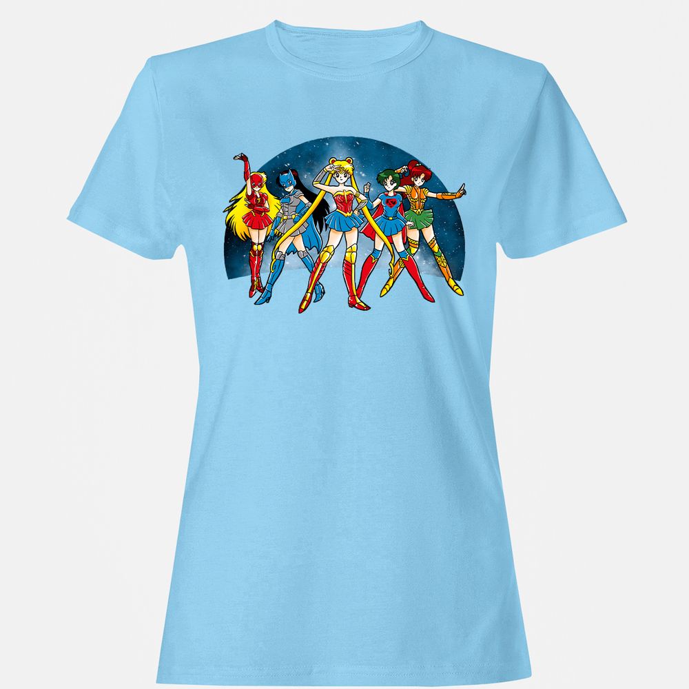 Women's T-Shirt - L5DN8789 - Light Blue - 8