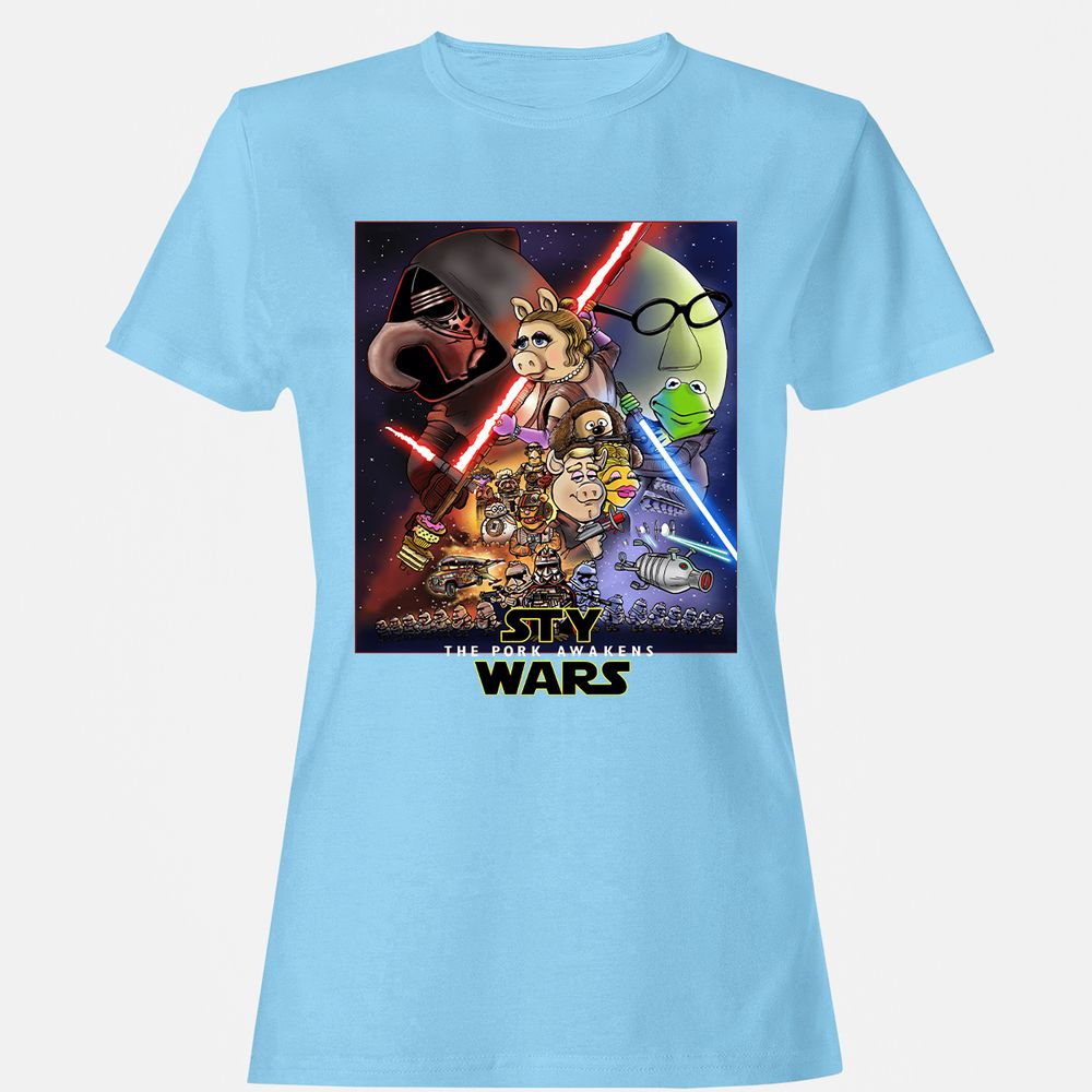 Women's T-Shirt - RUKEEXMD - Light Blue - 8