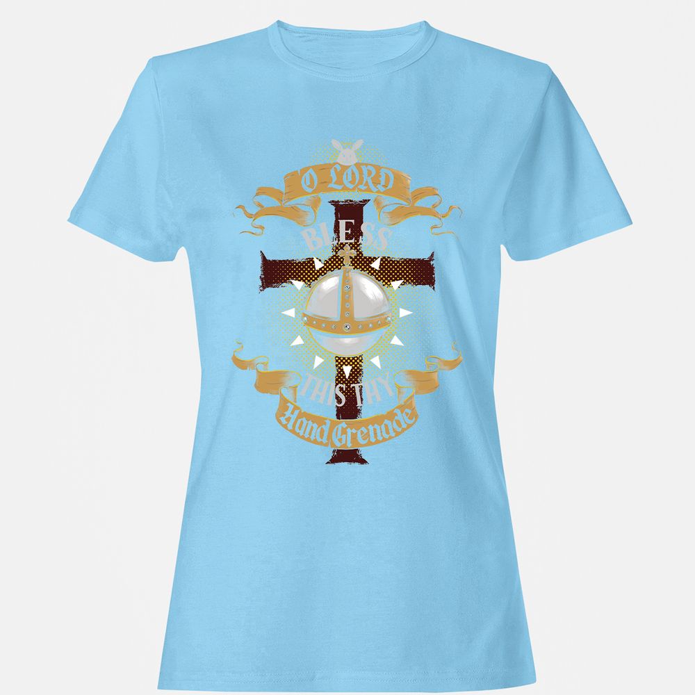 Women's T-Shirt - WJNSZYZL - Light Blue - 8