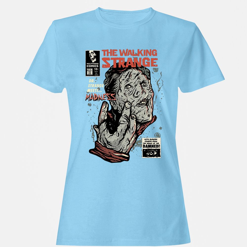 Women's T-Shirt - GQ141KCZ - Light Blue - 8