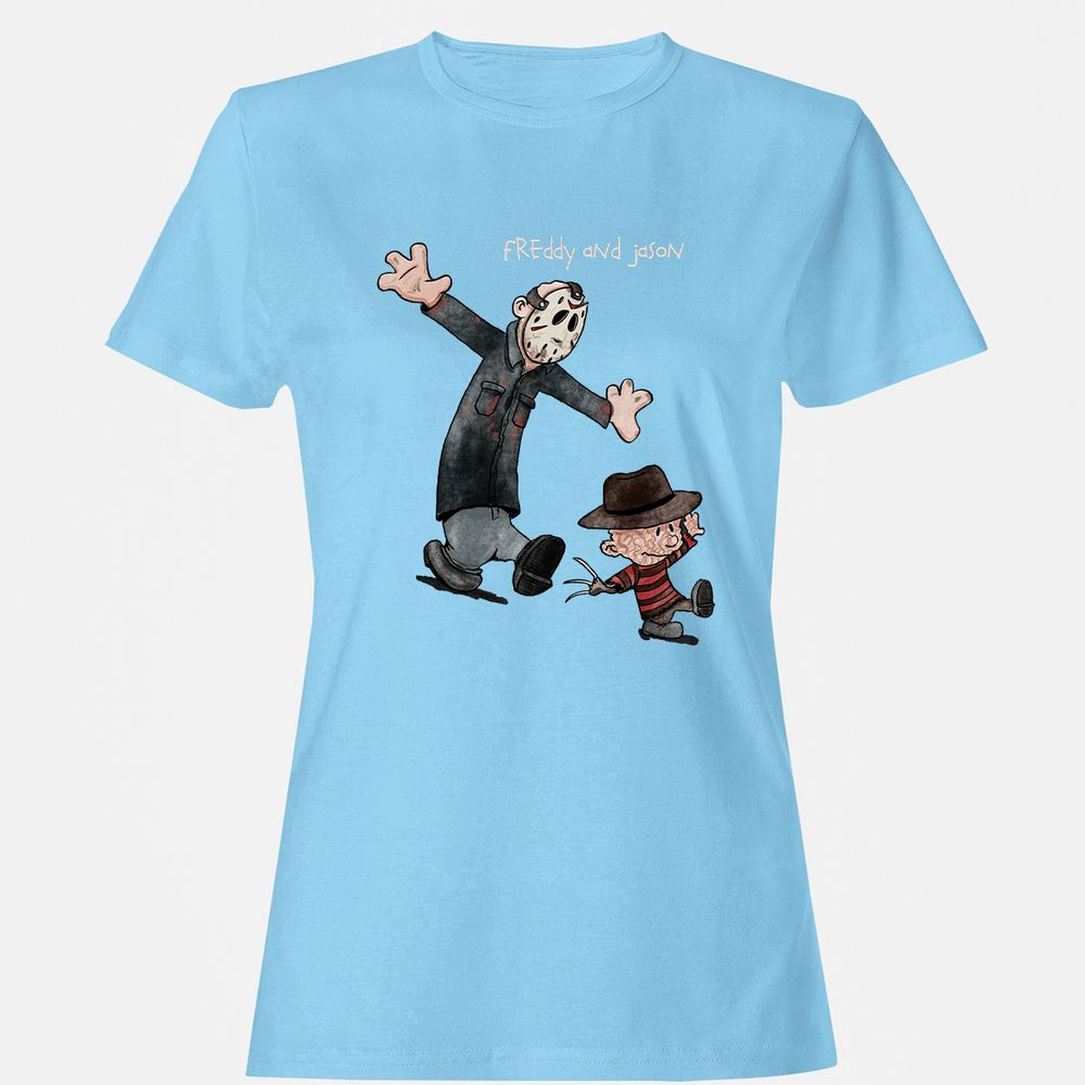 Women's T-Shirt - S1SDWNKJ - Light Blue - 8