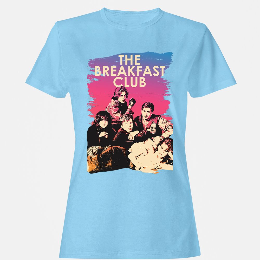Women's T-Shirt - XQLPL7YU - Light Blue - 8