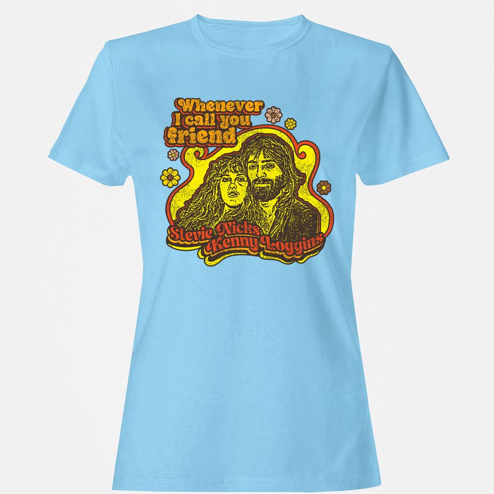 Women's T-Shirt - D5XZKWXM - Light Blue - 8